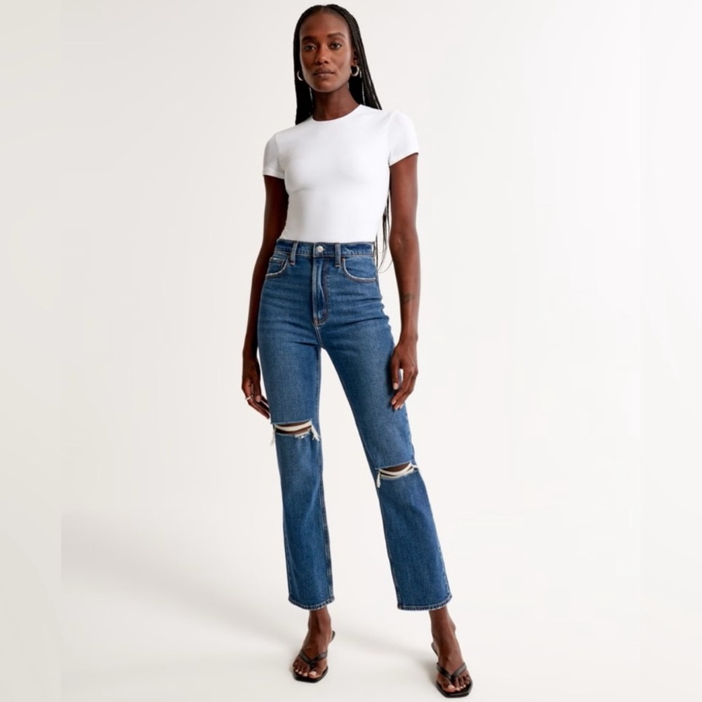 Abercrombie & Fitch Classic Blue Straight Jeans